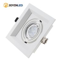 Dimmable Recessed Square LED Ceiling Trim Rings Halogen Bulb GU10 MR16 for Home Illumination