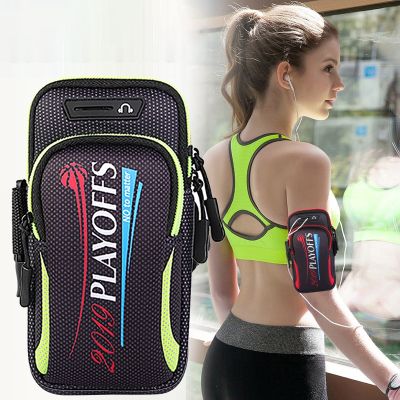 ✒♣⊕ Waterproof Outdoor Sports Running Armband Bag For iPhone 12 Pro Max Samsung Xiaomi Huawei Universal Sport Arm Band Zipper Pouch