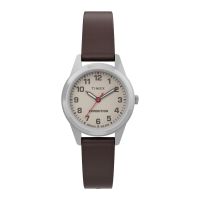 Timex TW4B25600 Expedition Field นาฬิกาข้อมือผู้หญิง สายหนัง สีน้ำตาล