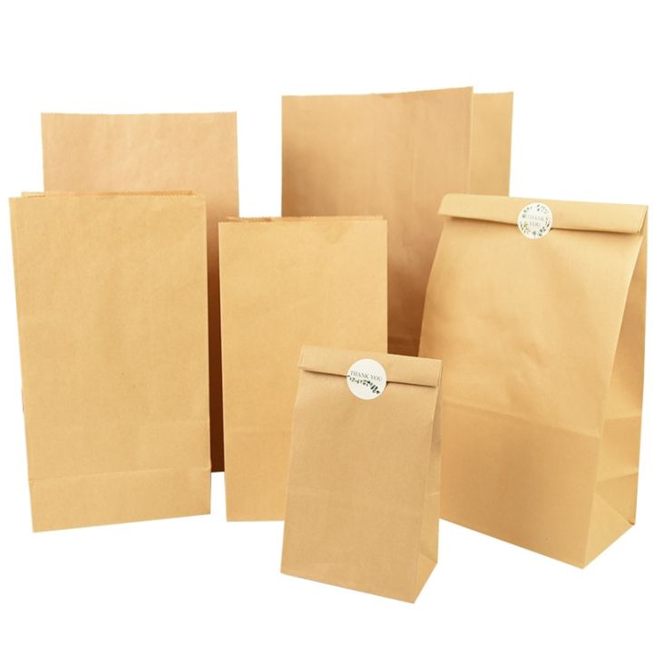 dy-10pcs-kraft-paper-bags-gift-packaging-biscuit-candy-food-cookie-snack-read-baking-package-bag-wedding-birthday-party-supplies