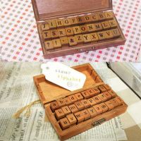 AI XI 30pcs Set Gift DIY For Scrapbooking Diary School Supplies Stationery Rubber Stamp Alphabet Letter Stamp