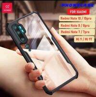 ? ราคาส่ง ? XUNDD Case ใช้สำหรับ Xiaomi Redmi Note 10 Redmi Note 10pro Redmi Note 8 Note 8pro Note 7 Mi9 Mi9T ของแท้ 100% เคสกันกระแทก หลังใส คุณภาพดีเยี่ยม