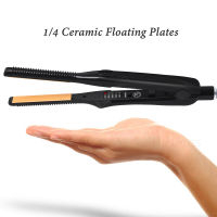 Ultra-Thin 2 in 1 Hair Straightener Hair Curler Professional Ceramic Flat Iron For Short Hair Women And Men Beard Straightener