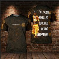 2023 In stock Personalized Firefighter Retired Fireman - T-Shirt 3D MENS SZ  , Top Gift，Contact the seller to personalize the name and logo