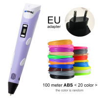 Myriwell 3D Pen LED Screen DIY 3D Printing Pen 100m ABS Filament Creative Toy Gift For Kids Design Drawing