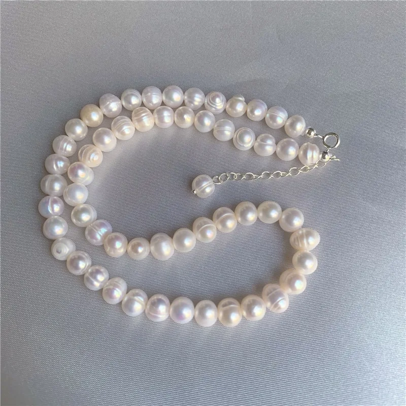 G silver pearl on sale necklace