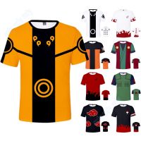 Naruto Cosplay Anime T-Shirt for Kids Boys /Girls Summer Casual Short Sleeve Tops