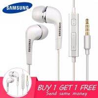 (Buy 1 Free 1) Samsung หูฟัง In-ear Headphones Hi-Fi สามารถใช้ได้กับมือถือทุกรุ่น (White)