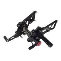 Motorcycle Driver Adjustable Rearset Footrests Foot Rest Pegs Pedals Shifter Bracket Rear Set For KAWASAKI Ninja 250 300 EX300 2013-2017 , Z250 Z300 ER300 2014 2015 2016 2017 2018