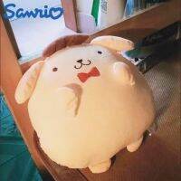 Sanrio Pom Purin ตุ๊กตาของเล่นตุ๊กตายัดไส้หมอนเบาะนุ่มการ์ตูน Kawaii Pom Purin ตุ๊กตาผ้ากำมะหยี่ของเล่น Hiasan Kamar เด็กของขวัญ