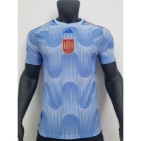 [เวอร์ชั่นผู้เล่น] 2223 New World Cup spain Away players Football shirt high Quality shirt SHORT Sleeve Football shirt.-Shirt