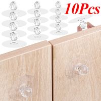 ❇ 10/1Pcs Acrylic Crystal Knobs Cupboard Drawer Pull Handle Knobs Kitchen Cabinet Hook Door Wardrobe Handles Household Hardware