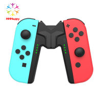 Charging Grip Handle Bracket With Led Charger Compatible For Nintendo Switch Oled Joy Con Game Controller