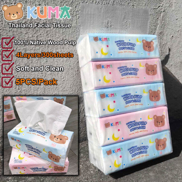 RIGHTCLICK 100 Wood Plup Disposable Facial Tissue Lazada PH