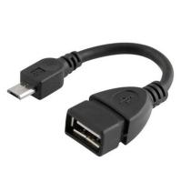 สาย OTG Micro USB 2.0 แท้ เปลี่ยนโทรศัพท์ ให้เป็นดั่งคอมพิวเตอร์ ใช้กับ Android ยาว 14 cm (Black)