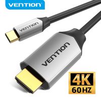 Vention สายอะแดปเตอร์ แปลง Type C Usb C เป็น Hdmi 2.0 Uhd 4k 60hz Type C สำหรับ Huawei Macbook samsung เหมาะสำหรับเกม