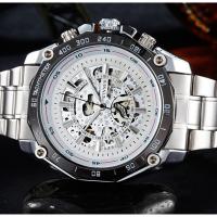 Automatic Winding Mechanical Watches Men Luxury Brand Full Steel Skeleton Men Noctilucent point Waterproof Wrist Watch For Man