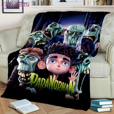 （in stock） movie cartoon Paranorman Throwing Blankets Home Decoration Room Basic Blankets Sofa and Bed Blankets（Can send pictures for customization）