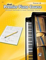 หนังสือเปียโน Alfreds Premier Piano Course : Theory Book 1B