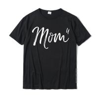 Mom Of 4 Pregnancy Announcement Gift Mom To The Fourth Power T-Shirt T Shirt For Men Casual Tops Shirts Funny Printed On Cotton