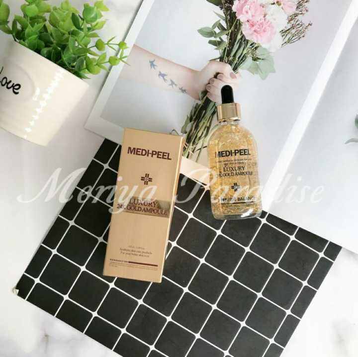Medipeel Luxury 24K Gold Ampoule (100ml) Medi-Peel 24K 黄金安瓶精华液 | Lazada