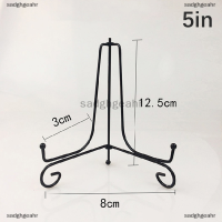 sadghgeahr ขาตั้งจัดแสดงเหล็กขาตั้งกรอบรูปโลหะสำหรับตกแต่งรูปภาพแผ่นหนังสือกันลื่นชั้นวางจานของตกแต่งชั้นวางของในบ้าน