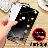 Privacy 9H Tempered Glass For OPPO Realme X Lite Q Z X2 X3 XT 3 5 5i 6 6i 7 X7 X50 Pro Anti Spy Glare Peeping Screen Protector