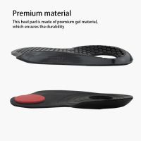 1 Pair Gel Insole Heel Pad Massager Softness Breathable Correction Posture Multifunctional Foot Corrector Step Correctors Shoes Accessories