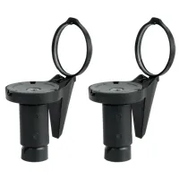 12PCS จักรยานด้านหลังกระจกนูน Handlebar Drop Bar Mount เลนส์อะคริลิค Back Sight Reflector น้ำหนักเบาจักรยาน Mirrors