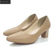 Giày nữ , Giày cao gót nữ , Giày nữ thời trang SODOHA SDH360 đế cao 5cm