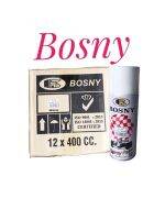 สีสเปรย์ Bosny (12 กระป๋อง) สีรองพื้นขาว บอสนี่ NO.268 ขนาด 400 cc.( Bosny Primer White)