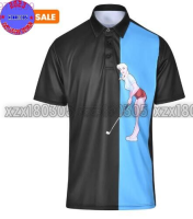 2023 Golf Skull Golf Clubs Happy Golf Colorful Golf Mens and Womens High Quality Full sublimation Quick Dried Polo Personalized p-1624 (private chat free custom name&amp;logo) New polo shirt