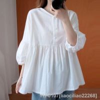 ♙☢ Maternidade blusa puff manga primavera e verão algodão de linho mulheres grávidas camisas gravida mãe-para-ser roupas tamanho