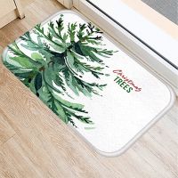 Christmas Days Doormat for Mall Entrance Door Outdoor Indoor Christmas Car Kitchen Area Rugs Anti Slip Door Floor Mats