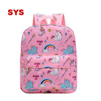 SYS Girl Unicorn Schoolbags Lager ความจุการ์ตูนกระเป๋าเป้สะพายหลังโรงเรียนอนุบาลกระเป๋าเป้สะพายหลัง Kawaii เด็ก Bag