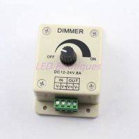 แถบไฟ Led 12โวลต์8a 96วัตต์ตัวปรับแสงไฟสว่างตัวควบคุมปรับความสว่างได้ Dc12-24v ตัวควบคุมเดี่ยวสีแอลอีดี