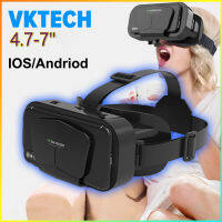 [Vktech] แว่น VR 360องศาพาโนรามาโทรศัพท์มือถือ3D Virtual Reality เครื่องเล่น VR แบบสวมหัวสำหรับสมาร์ทโฟน4.7-7.0นิ้ว