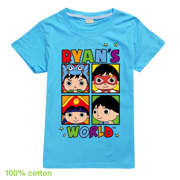 ryan-toys-review-childrens-fashion-clothing-children-summer-short-sleeved-t-shirt-boys-cotton-tee-shirt-tops-girls-casual-t-shrits