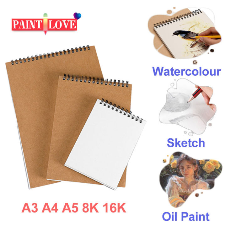 A3/　Drawing　Sheets　Supplies　Sketch　Loose-leaf　Adults　A5　Board　Accessories　Coloring　30　8K/　Ready　Paper　Art　Book　Sketchbooks　COD　16K/　Gsm　Sketch　books　Notebooks　Stock　Student　120　A4/　Lazada　PH
