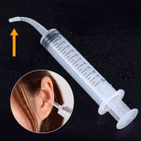 hot【DT】☸☌✎  12ML Ear Cleaner Washer Syringer Elbow Rubber Tube Earwax Cleaning Removal Wax