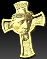 【❉HOT SALE❉】 ueexwiv Relief Cross_jesus 3d โมเดล Stl สำหรับเราเตอร์ Cnc รูปแบบ Stl Artcam Aspire Jesus Cross Cut3d Vcarve