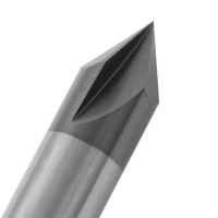 Zgt Endmills 60 60 60 90 120องศาเคลือบ3ขลุ่ยเครื่องตัดมิลลิ่งขูดลบมุมส่วนปลายโลหะคาร์ไบด์ขนาด3มม. 4มม. 5มม. 6มม. 8มม. 10มม.