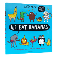 Milu สมุดวาดภาพระบายสีสำหรับเด็กเรากินกล้วยเด็กวัยหัดเดินหนังสือภาษาอังกฤษเดิม