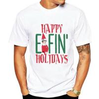 Happy Elfin Holidays Christmas T Shirt Gildan Spot 100% Cotton