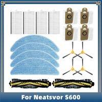 สำหรับเปลี่ยนเครื่องดูดฝุ่นหุ่นยนต์ S600อุปกรณ์อะไหล่ Neatsvor แปรงด้านข้างหลักตัวกรอง Hepa ถุงหูรูดผ้าถูพื้น