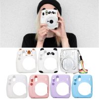 สำหรับกล้อง Instax Mini 11เคสมือถือซิลิโคนนิ่มฝาครอบป้องกันกระเป๋าบรรจุเก็บของป้องกันรอยขีดข่วน