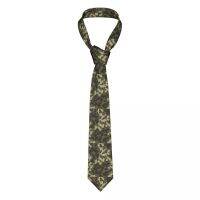 {EDDLYT} Army Camo Tie Cool Camouflage 8CM Pattern Neck Ties Accessories Business For Man Blouse Cravat