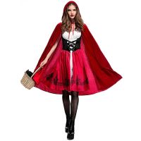 Special for holiday Pinse European and Little Riding Hood costume adult cosplay party recommended model