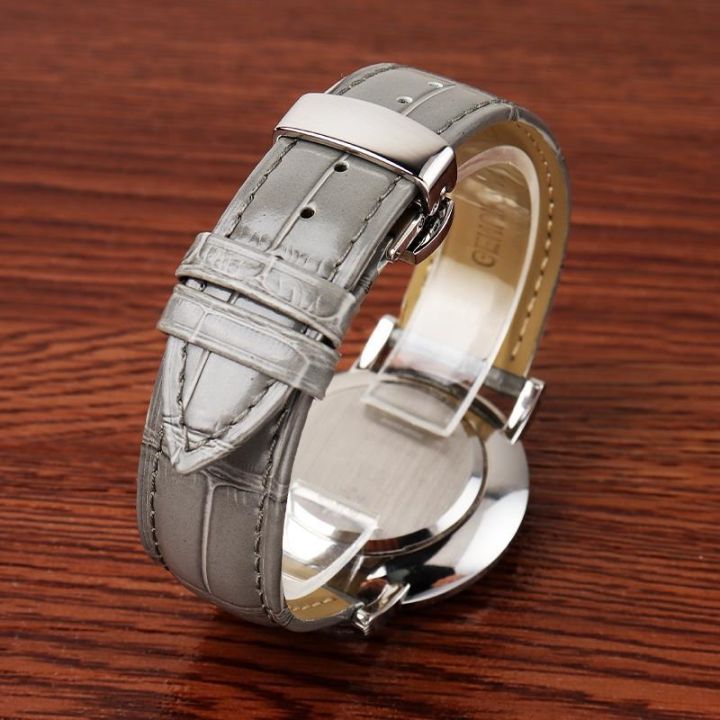 hot-sale-gray-business-leather-for-jaeger-lecoultre-king-20mm