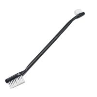 1 Pcs Car Double-head Detail Brush Hard Burrs Tire Wheel Brush Car Cleaning Crevice Brush Car Cleaning Tools